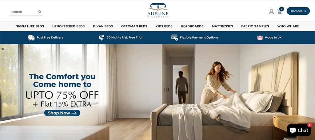 adeline-waterson-Shopify-store-Design-and-development-by-Asjad-Ali-web-app-developer