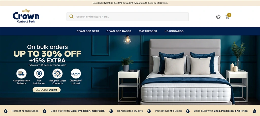 crown-contract-beds-Shopify-store-Design-and-development-by-Asjad-Ali-web-app-developer